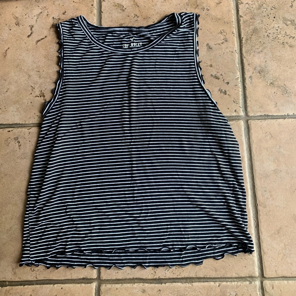 AMERICAN EAGLE LETTUCE CUT TANK